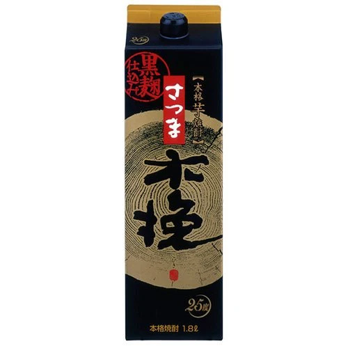 【送料無料】雲海酒造 芋焼酎 さつま木挽 黒麹 25度 パック 1800ml 1.8L×12本【北海道・沖縄県・東北・四国・九州地方は必ず送料が掛かります】