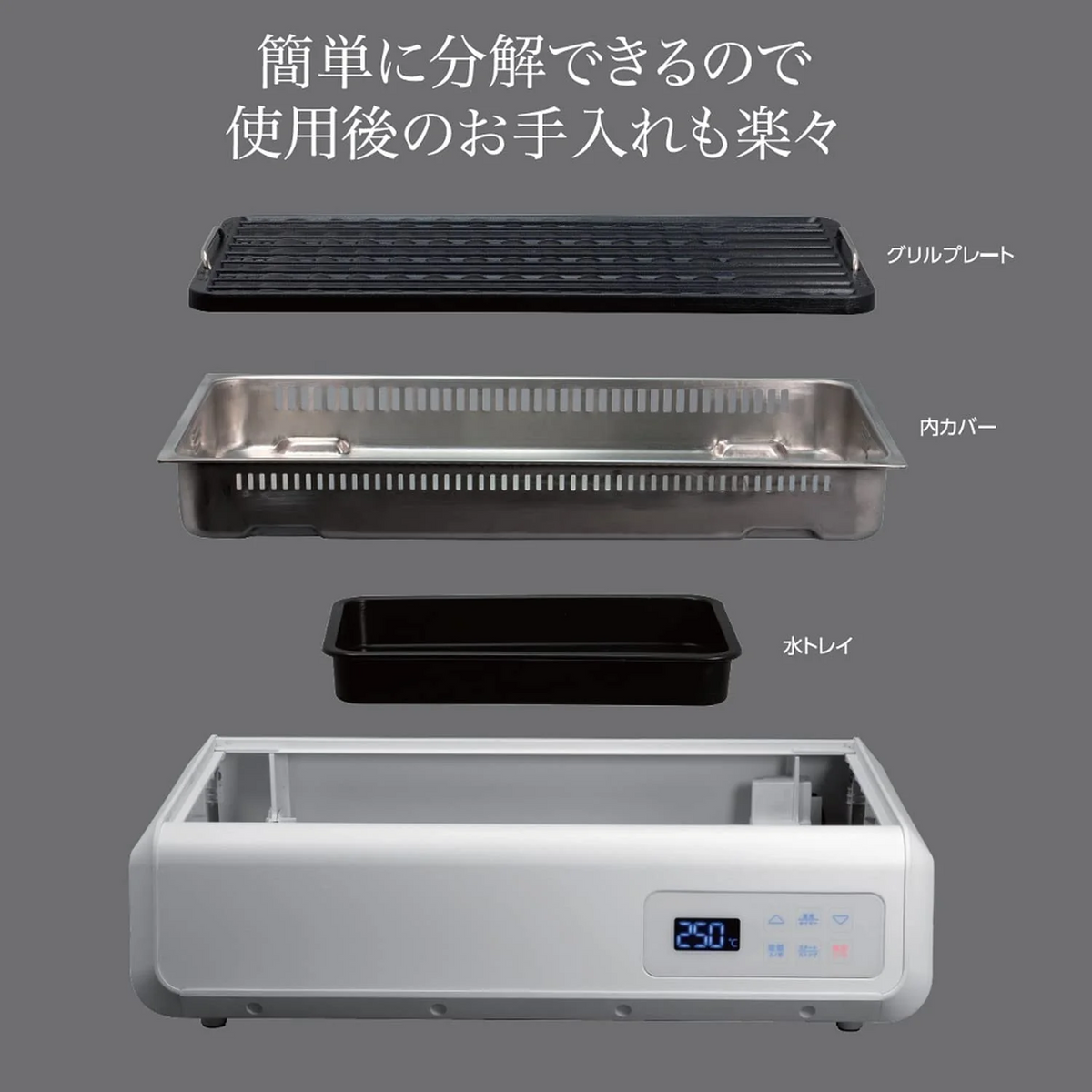 ROOMMATE 無煙グリル調理器 ゼロスモーク・スタンダード