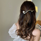 (シルバー)ヘア留め ヘアアクセサリー クロスヘアピン髪飾り 上品 パーティー飾り