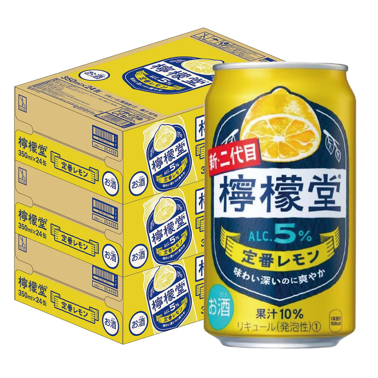 檸檬堂 定番レモン 350ml×72本/3ケース