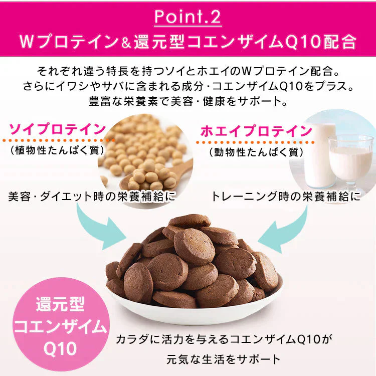 【カートアップNG】プロテインクッキー チョコ味 250g
