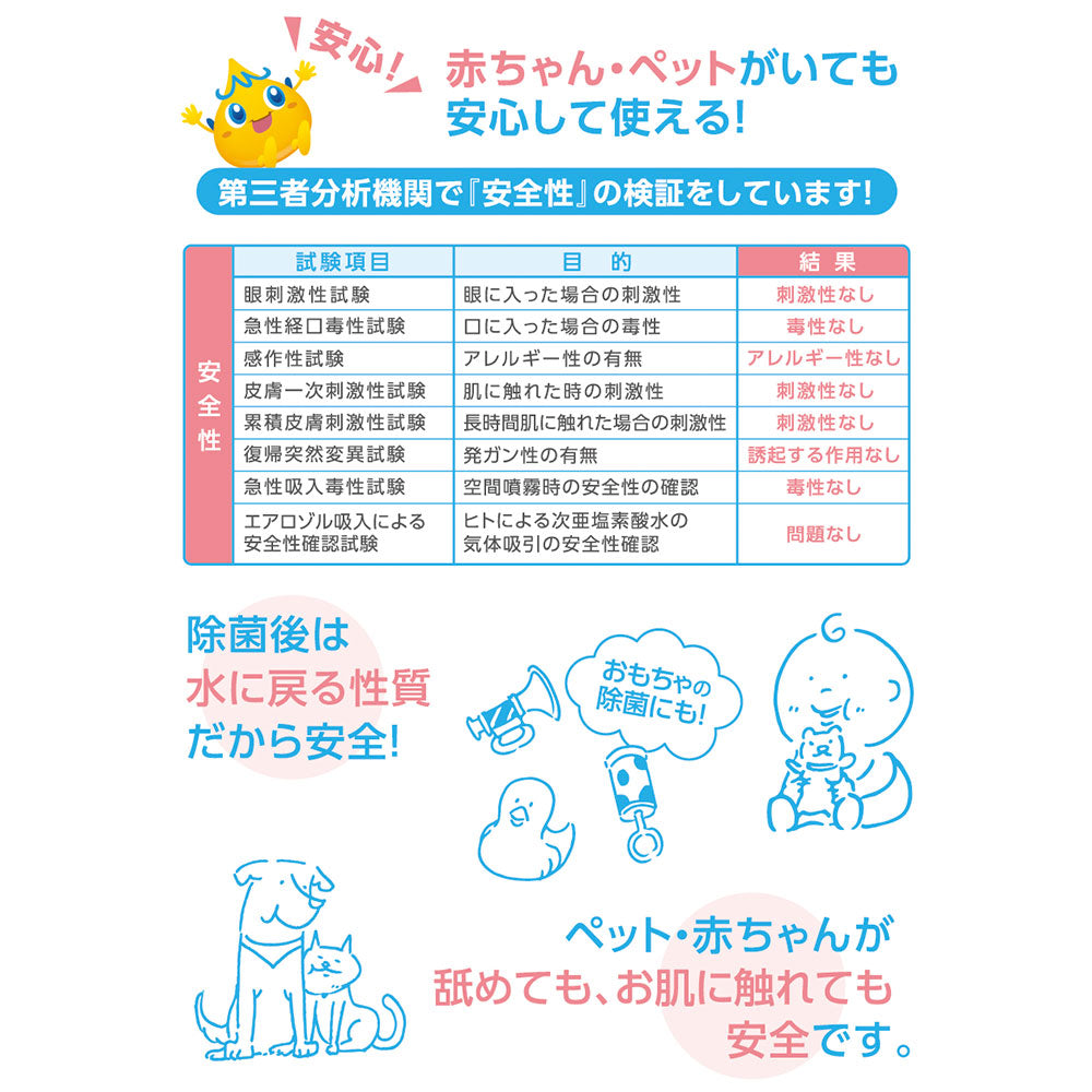 除菌モーリス 弱酸性次亜塩素酸水 400mlスプレー 24本