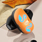 即納 Bluetooth5.3 スポーツイヤホン イヤホン 2023新仕様 雰囲気ライト付き Type-C充電 防水仕様 w638C(オレンジ)