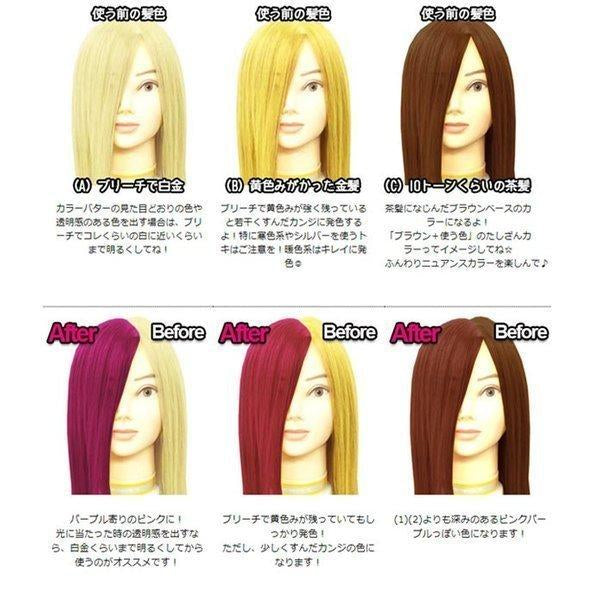 チェリーピンク エンシェールズ カラーバター 200g  (送料無料) ヘアカラー トリートメント ヘアマニキュア  ヘアケア クリップジョイント マニキュア インナーカラー ダメージヘア ブリーチヘアー