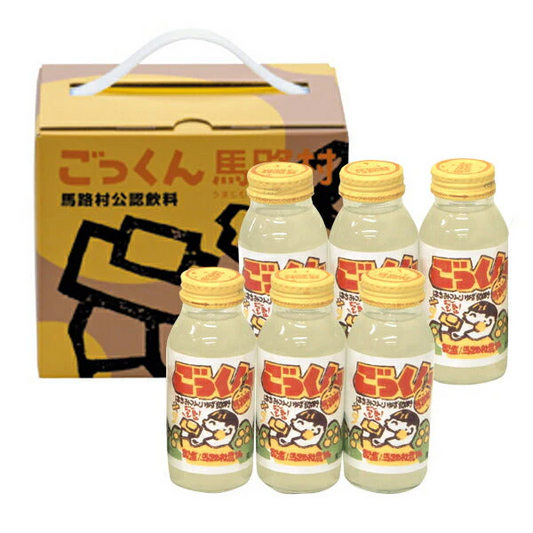 高知名産品　馬路村のゆず使用！「ごっくん馬路村」（６本入り）内祝い 内祝いお返し 出産祝い 結婚祝い プレゼント 還暦祝い 退職祝い 入学祝い カタログギフト ギフトカタログ ギフトセット 誕生日/バースデー