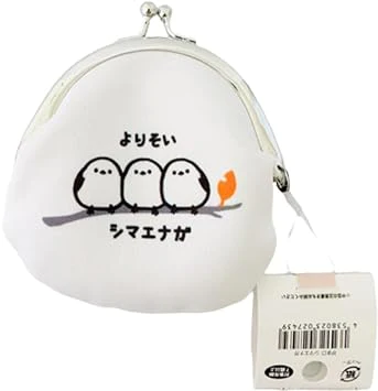 北海道限定 【北海道限定】雪の妖精 シマエナガ【カードケース・がま口×各1個】財布 お土産 小物入れ ポーチ がまぐち プレゼント