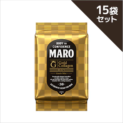 MARO プレミアムボディシート GOLD ジェントルミント30枚×15袋