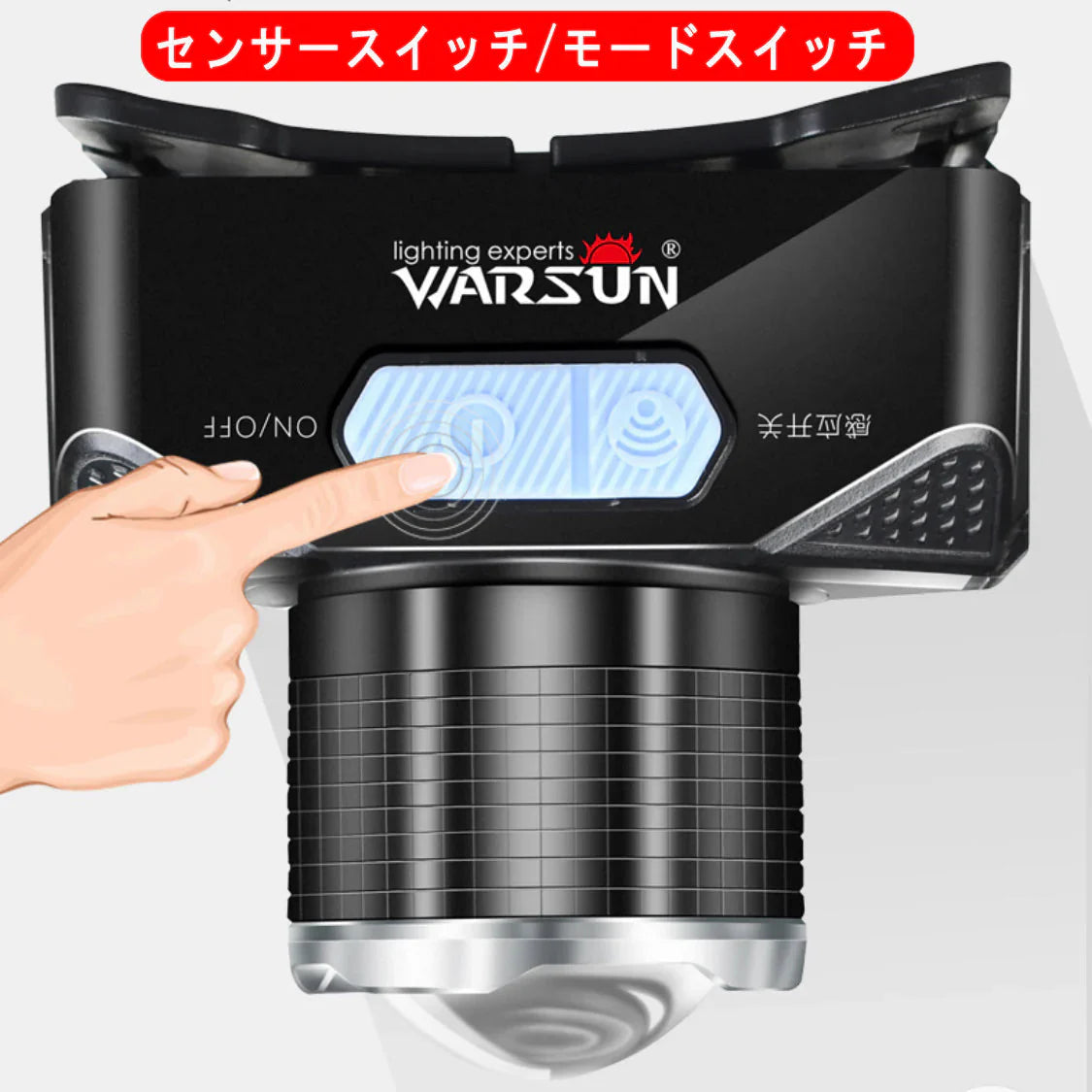 LED ヘッドライト USB充電式 ヘッドランプ スマートセンサー 充電池内蔵　4つ点灯モード 高輝度 IPX4防水 小型 軽量 釣り 登山 車検 作業 防災 散歩 キャンプ アウトドア用 角度調節可能(w151)