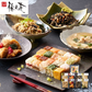 「梅の花」 なみはや寿司と4種の和惣菜セット （おから煮×2、ひじき煮×2、和風あん×2、黒酢あん×2）