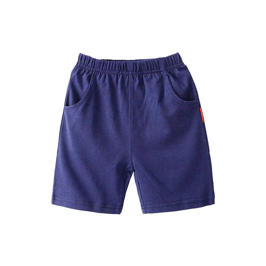 ハーフパンツ ネイビー 100cm 半ズボン 1枚 100％綿 キッズ 子供 100 110 120 130 140 150 160 体操服 スポーツ 運動会 男子 女子 幼稚園 小学生 ポケット有 コットン 吸汗速乾