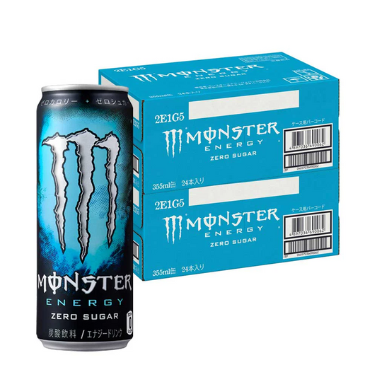 【送料無料】【2ケース販売】アサヒ モンスター エナジー ゼロシュガー 缶 355ml×48本