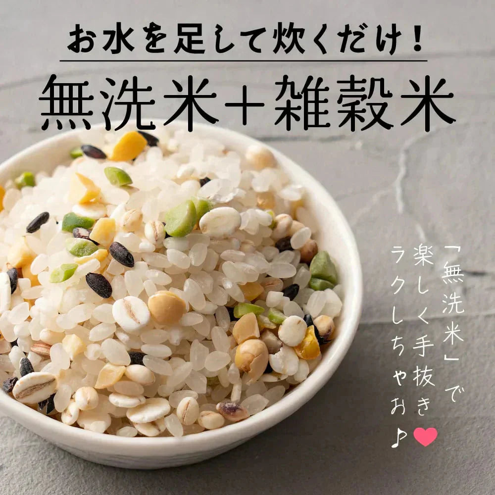 お米と雑穀米のご飯 【無洗米雑穀】栄養満点23穀米 400g 計量不要でそのまま炊ける 雑穀米と白米のご飯 無添加 無着色