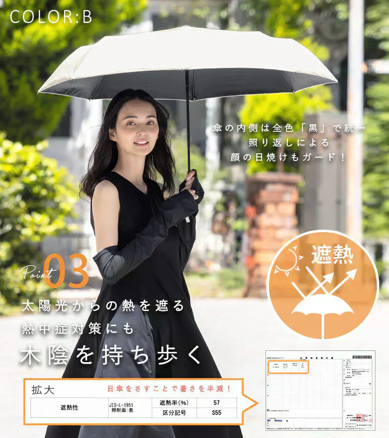 【商品名：日傘】【B】