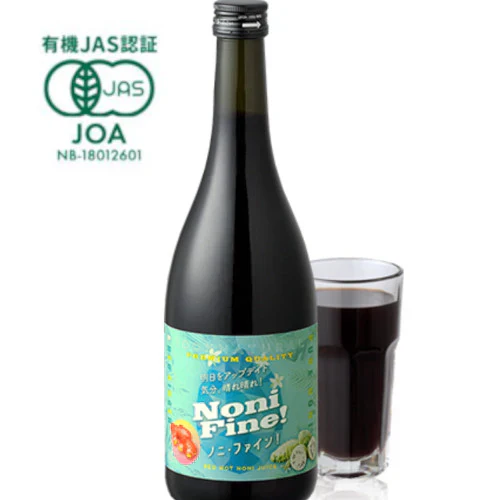 有機JAS認定　140種の栄養素【ノニジュース】720ml×4本