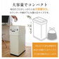 【シルバー】ゴミ箱 自動開閉 ごみ箱 大型 50L 両開き 大容量 非接触センサー ふた付き