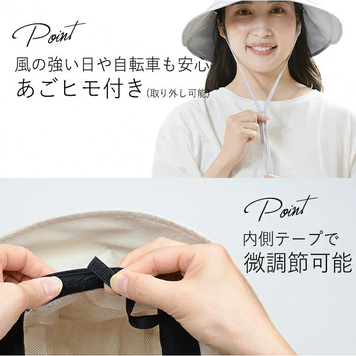 【グレーパープル】uvカット 帽子 レディース つば広 40代 50代 60代 春夏 おしゃれ 紫外線カット帽子 折りたたみ帽子 日差しよけ 日焼け防止 帽子