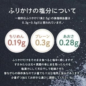 [5袋]たらこんぶ ととふりかけ ちりめん味 38g×5袋セット めしこん