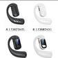 【左右耳兼用】ワイヤレスイヤホン 片耳 bluetooth5.4 180度回転 耳掛け式 IPX6防水 Hi-Fi高音質 ブルートゥースイヤホン type-C充電 耳を塞がない LED電力表示 快適 iPhone/Android適用 ハンズフリー w677D(ホワイトpro)