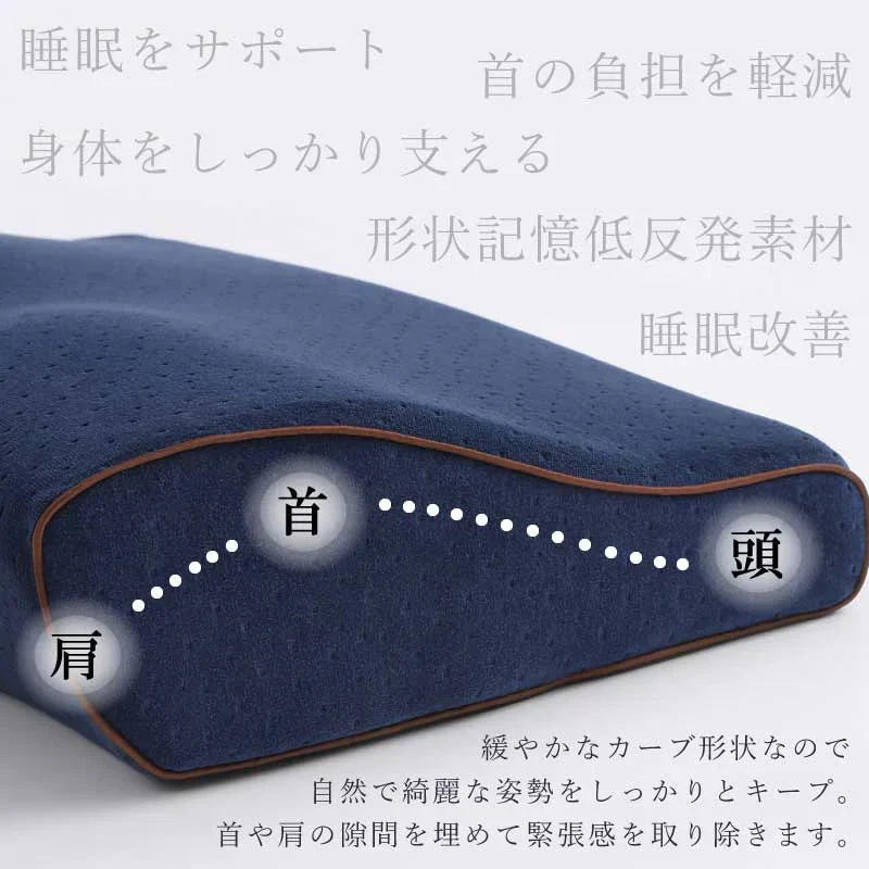 【低反発枕福袋　色任せ/2点セット/30×50cm】低反発枕 まくら 低い 肩こり 首こり ストレートネック 女性 男性 肩 首 痛み 横向き寝 低め 30×50 34×62 快眠枕 睡眠枕 頭痛 解消 頚椎安定型 いびき 防止 めまい マクラ 安眠 新生活 プレゼント