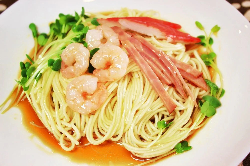 冷やし中華 冷し中華中華醤味2人前 甘酸っぱいレモン風味 冷麺 冷し中華 本場九州 お試しセット ご当地 メール便 保存食 非常食 まとめ買い お取り寄せ