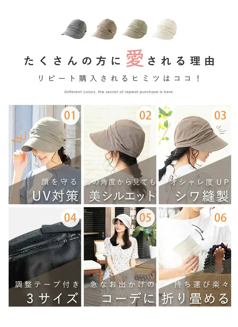 【XL58.5-61cm-チャコール】【商品名：SSシャイニングキャスケット18】