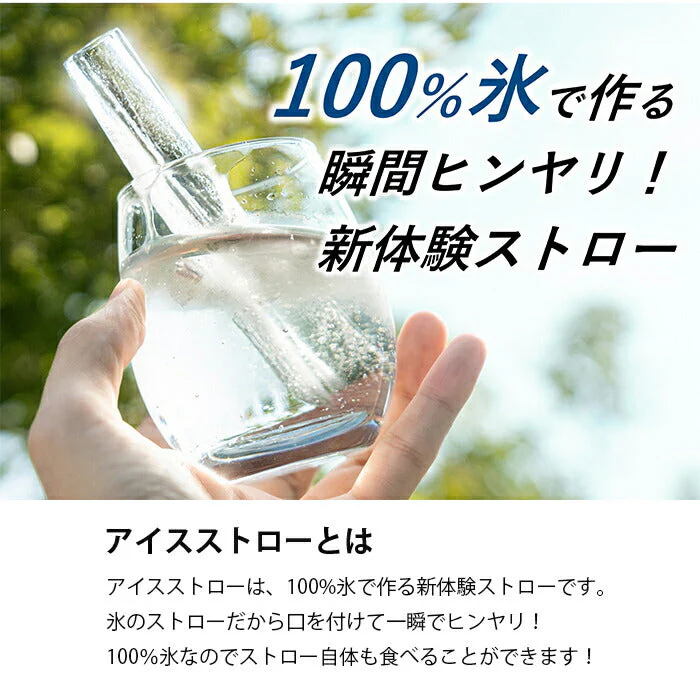 ICE straw -アイスストロー 3本セット