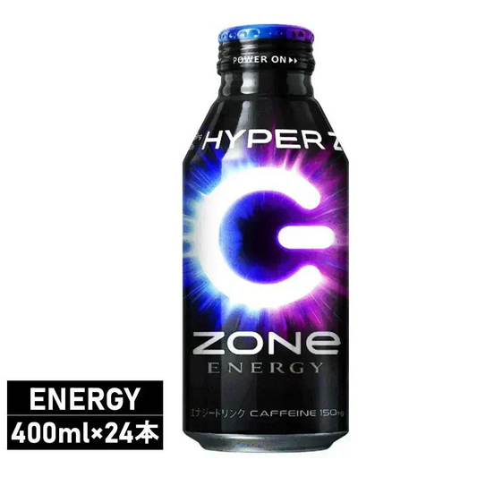 【カートアップNG】【24本】 エナジードリンクZONE エナジードリンク zone ゾーン 24本　400ml ENERGYZERO