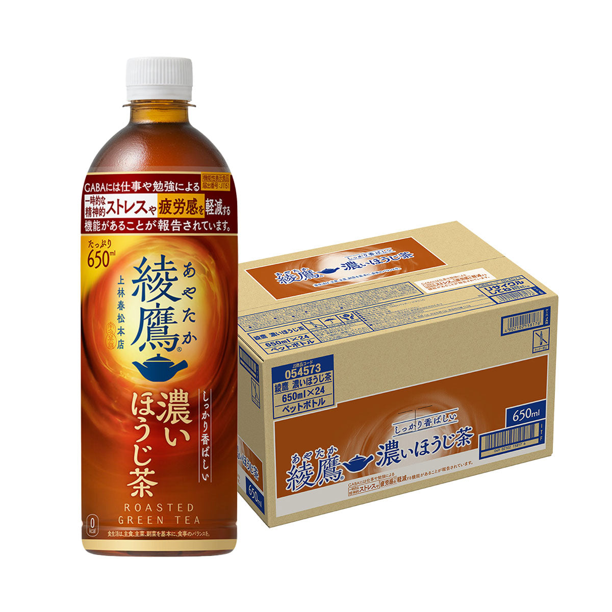 【送料無料】 コカ コーラ 綾鷹 ほうじ茶 650ml×1ケース/24本