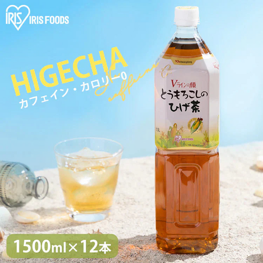 【カートアップNG】ノンカフェイン コーン茶 1500ml×12本 カロリーゼロ アイリスオーヤマ　とうもろこしのひげ茶 トウモロコシ 子供用 美容 CT-1500C