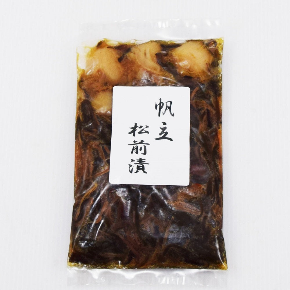 ほたての松前漬け 300g×1pc プリプリの帆立を使った松前漬け 年末　お正月　ギフト　グルメ　おせち　お歳暮　お中元　贈答