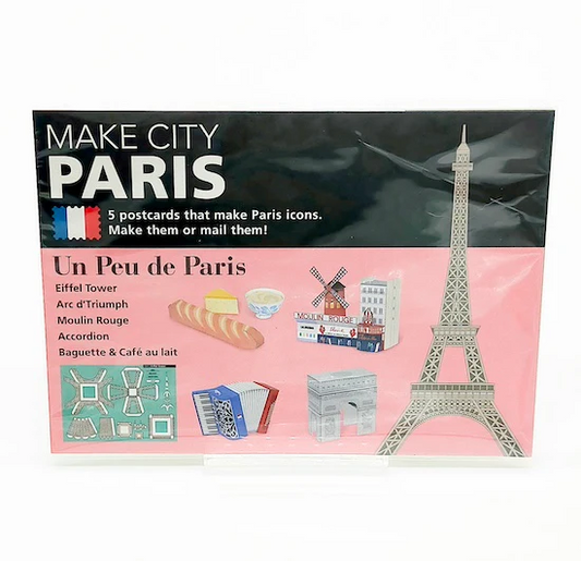 ペーパークラフト MAKE CUTY PARIS エッフェル塔 パリの街並み
