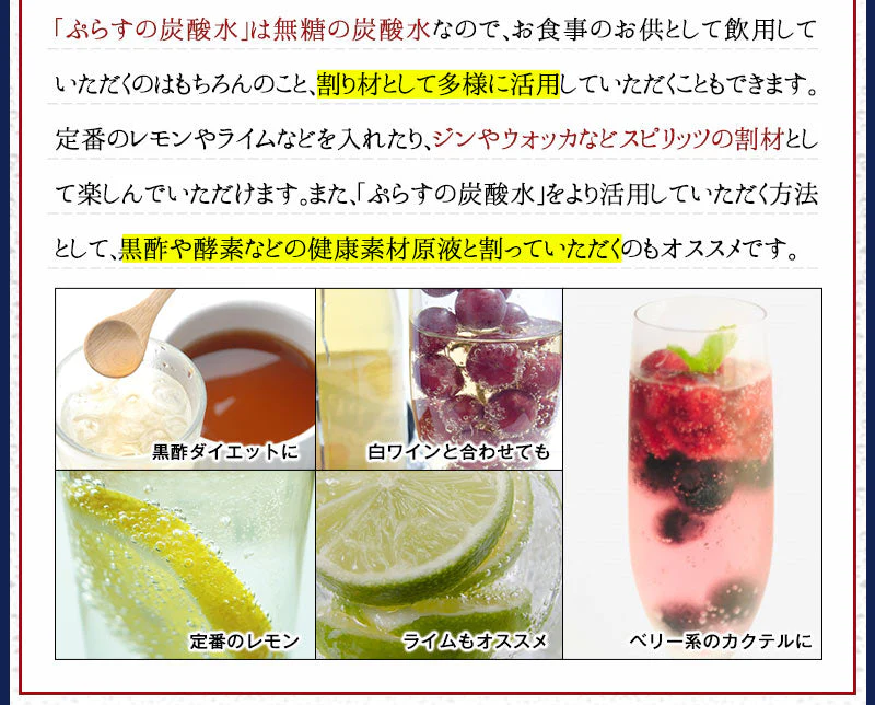 脂肪の吸収を抑える炭酸水 ぷらすの炭酸水 500mlPET×24本[脂肪 糖 整腸][機能性表示食品][賞味期限：1ヶ月以上]【1〜2営業日以内に出荷】【送料無料】強炭酸水 割材 ソーダ ダイエット