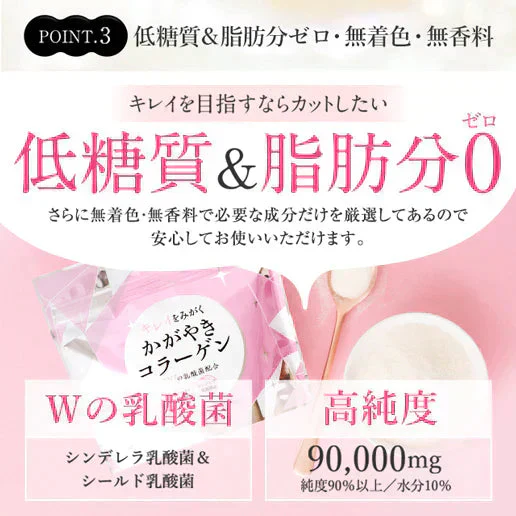 かがやきコラーゲン100g 送料無料 フィッシュコラーゲン 魚由来100％ Wの乳酸菌配合 コラーゲン