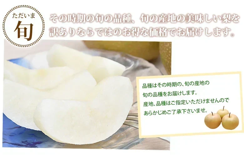 梨 送料無料 訳あり 1kg お取り寄せ 九州産 ナシ 和梨 幸水 豊水 秋月 新高 新興 愛宕