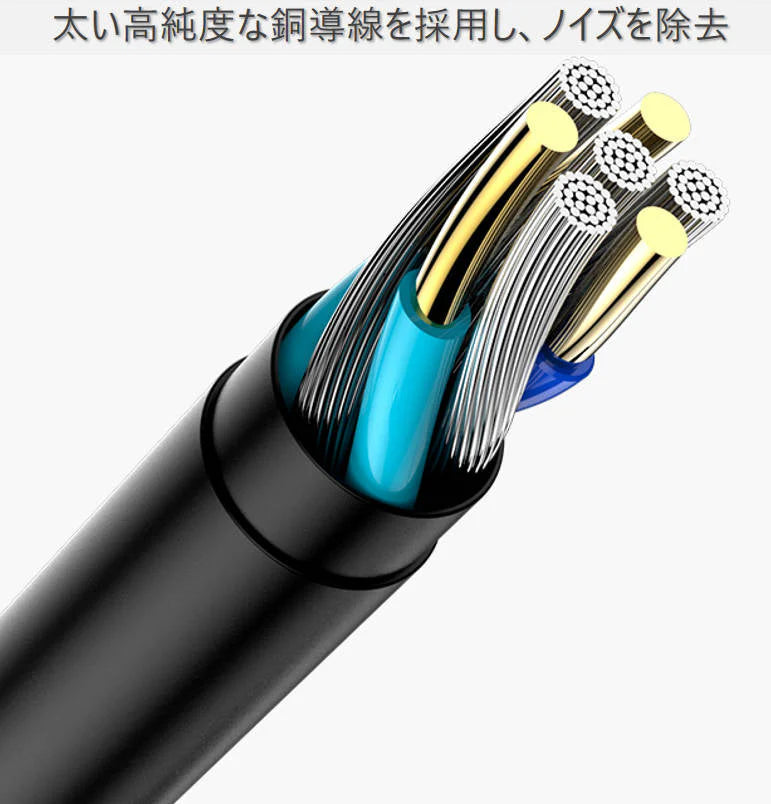 iPhone ライトニング3.5mmAUX変換ケーブル ゴールド lightning車載用オーディオケーブル イヤホン変換アダプター 音楽再生iPhone11 pro Xs max/Xr/8plus/7plus対応