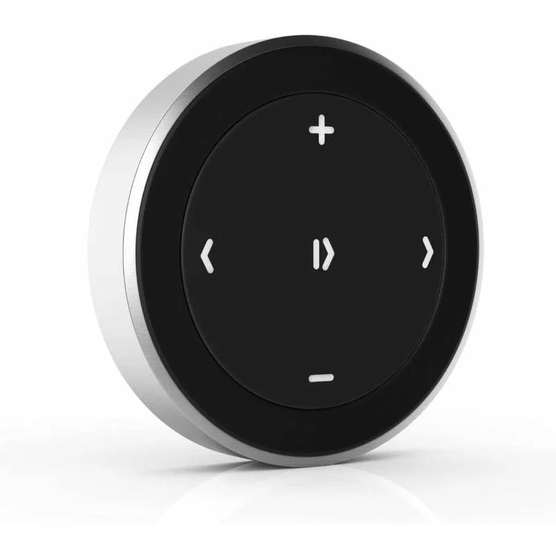 メディアボタンマルチメディアリモコン Bluetooth 音楽の再生/停止 自撮りシャッター機能付き 超軽量 Blutoothボタン 側面にアルミ素材 通話ボタン w261A(シルバー)