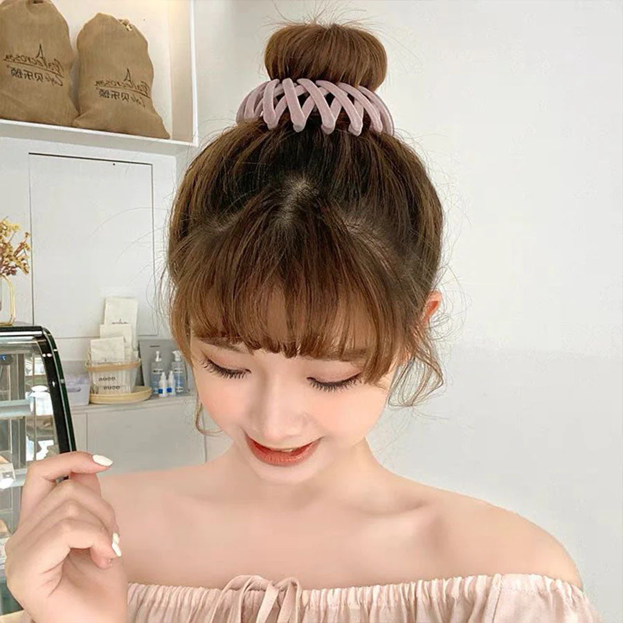 (ワインレッド)ヘアゴム ヘアクリップ ポニーリング 団子 シュシュ ヘアアクセサリー かわいい オシャレ 髪飾り