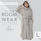 【Lサイズロング】【グレージュ】着る毛布 ルームウェア フード付き M L 毛布 あったかグッズ ルームウェア 冬 もこもこ パジャマ レディース かわいい メンズ ロング ショート マタニティ ナイトウェア ブランケット 部屋着 おしゃれ 可愛い 秋冬