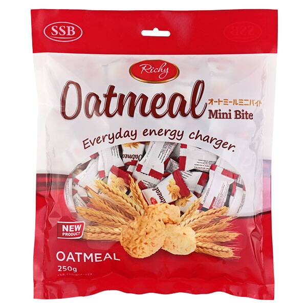 Richy オートミールミニバイト 250g×1袋 oatmeal mini bite 個包装 大容量パック リッチー
