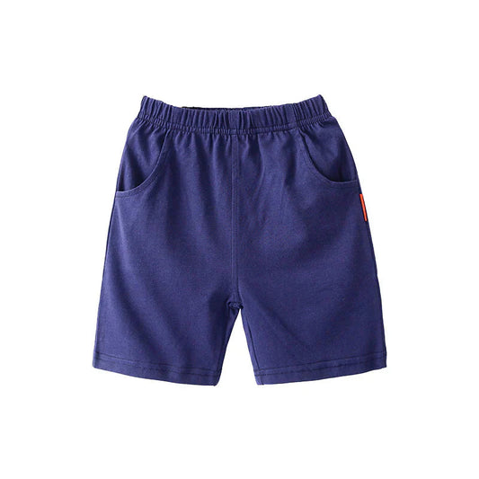 ハーフパンツ ネイビー 150cm 半ズボン 1枚 100％綿 キッズ 子供 100 110 120 130 140 150 160 体操服 スポーツ 運動会 男子 女子 幼稚園 小学生 ポケット有 コットン 吸汗速乾