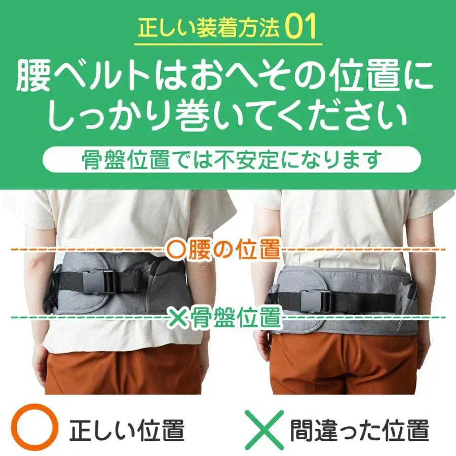 【保育士推薦】ヒップシート 抱っこ紐 抱っこひも だっこひも 滑り止め付 ウエストポーチ 赤ちゃん Plaisiureux（プレジュール）ダークグレー