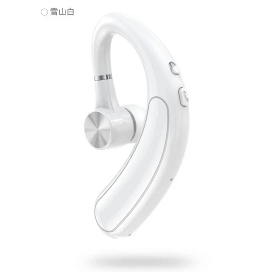 即納 Bluetooth5.2 ヘッドセット Bluetoothイヤホン ワイヤレスイヤホン 60時間連続使用 耳掛け型 ビジネスヘッドセット 片耳型 左右耳兼用 高音質 マイクブーム w464B(ブラック)