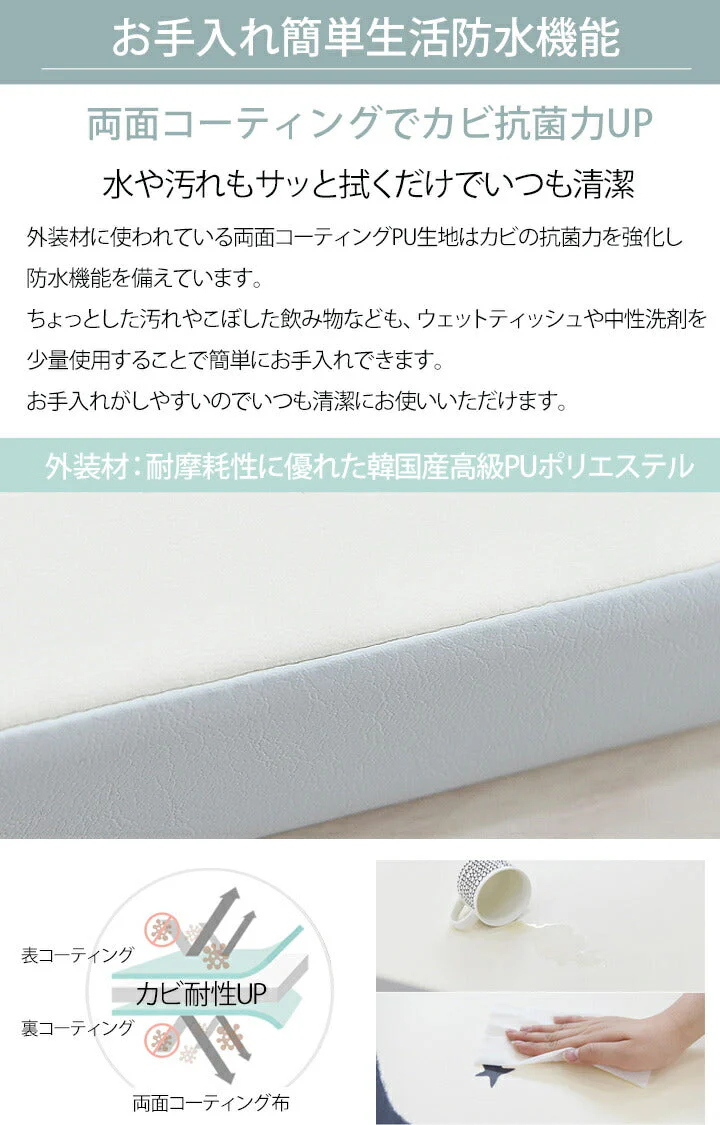 GGUMBI ベビーサークル Clean Lucky Star クリーン サークルマット プレイマット バンパーベッド プレイヤード 厚手 フロアマット クッションマット ソファ イス 椅子 赤ちゃん 寝室 安全対策 騒音対策 セーフティグッズ 防音 防水 抗菌 ノンホルムアルデヒド 床暖房対応 クリーンラッキースター グンビ