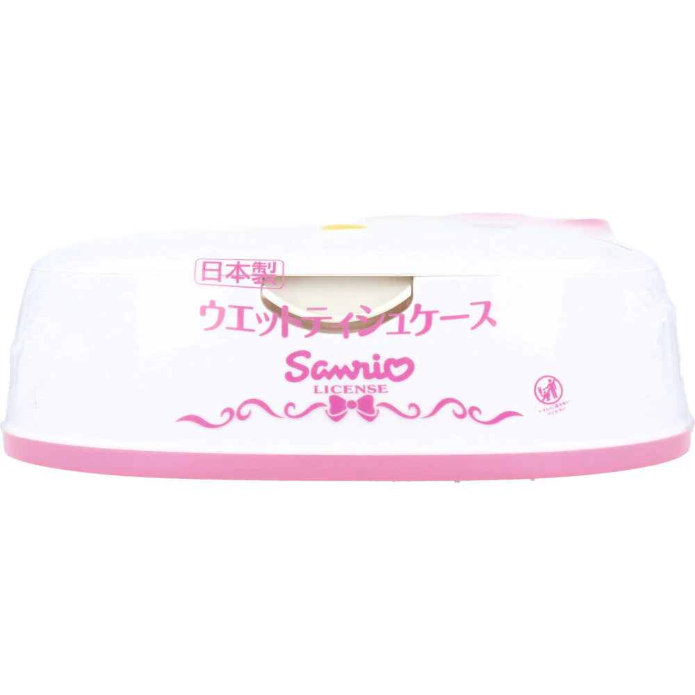 レック キティケース＋水99.9％ウェットティッシュ80枚X1パック入り X6箱