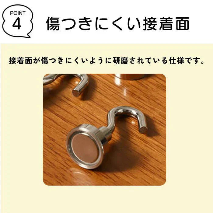 【予約商品・発送時期は商品説明に記載】マグネットフック 強力 5個セット おしゃれ 壁面装飾 引っ掛け マグネット 磁石 超強力 壁掛け フック ネオジム オフィス 収納 ラック お風呂 キッチン 吊り下げ ネオジム磁石 ネオジウム 磁石 冷蔵庫 送料無料 ギフト プレゼント