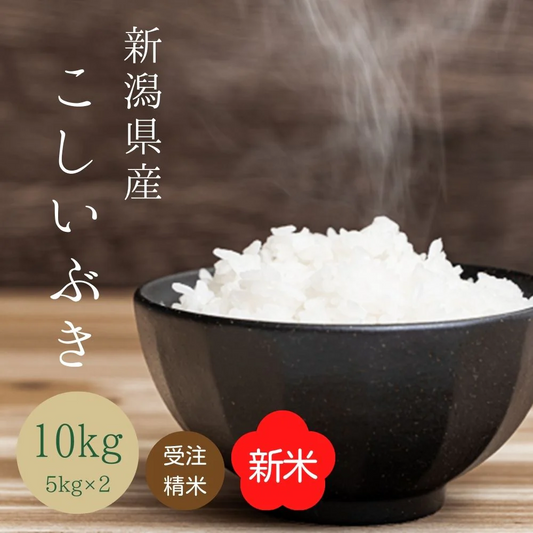 【最安値挑戦祭】【受注精米】新米 令和4年産 お米 送料無料 【 新潟県産 こしいぶき 】 10kg (5kgx2袋) 新潟米