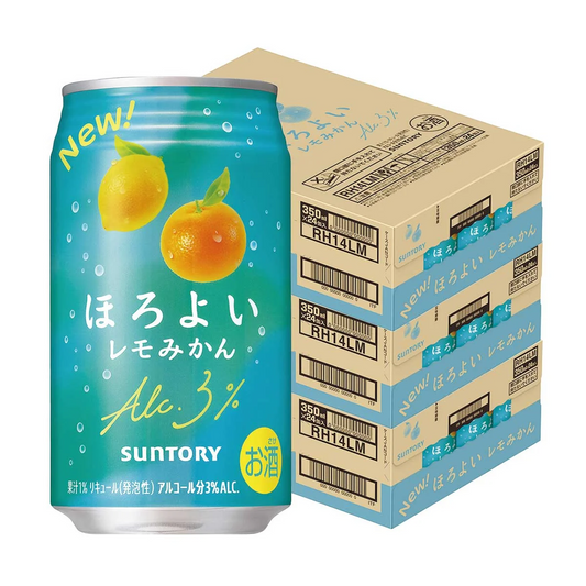 【送料無料】サントリー ほろよい レモみかん 350ml×3ケース/72本【北海道・沖縄県・東北・四国・九州地方は送料がかかります】