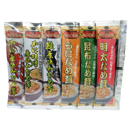 北海道限定 きのこ王国 スティックなめ茸 6本セット