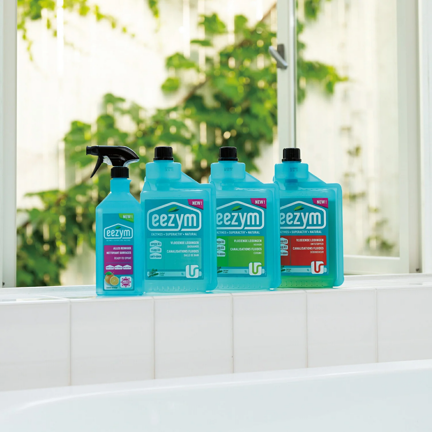 eezym パイプクリーナー  アンブロッカー 1L 1本 【つまり解消用】キッチン 洗面 浴室 パイプ ヌメリ 臭い 除去 天然由来成分 ベルギー生まれ イージム