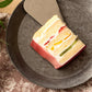 ハートの可愛すぎる 萌え断ケーキ フルーツケーキ 西内花月堂 萌えるほどに可愛い断面のケーキ かわいい 〔 誕生日 バースデーケーキ 誕生日ケーキ お取り寄せスイーツ 〕